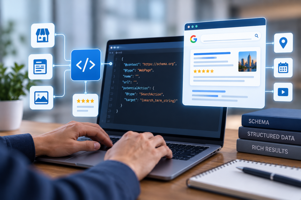 structured data and schema setup