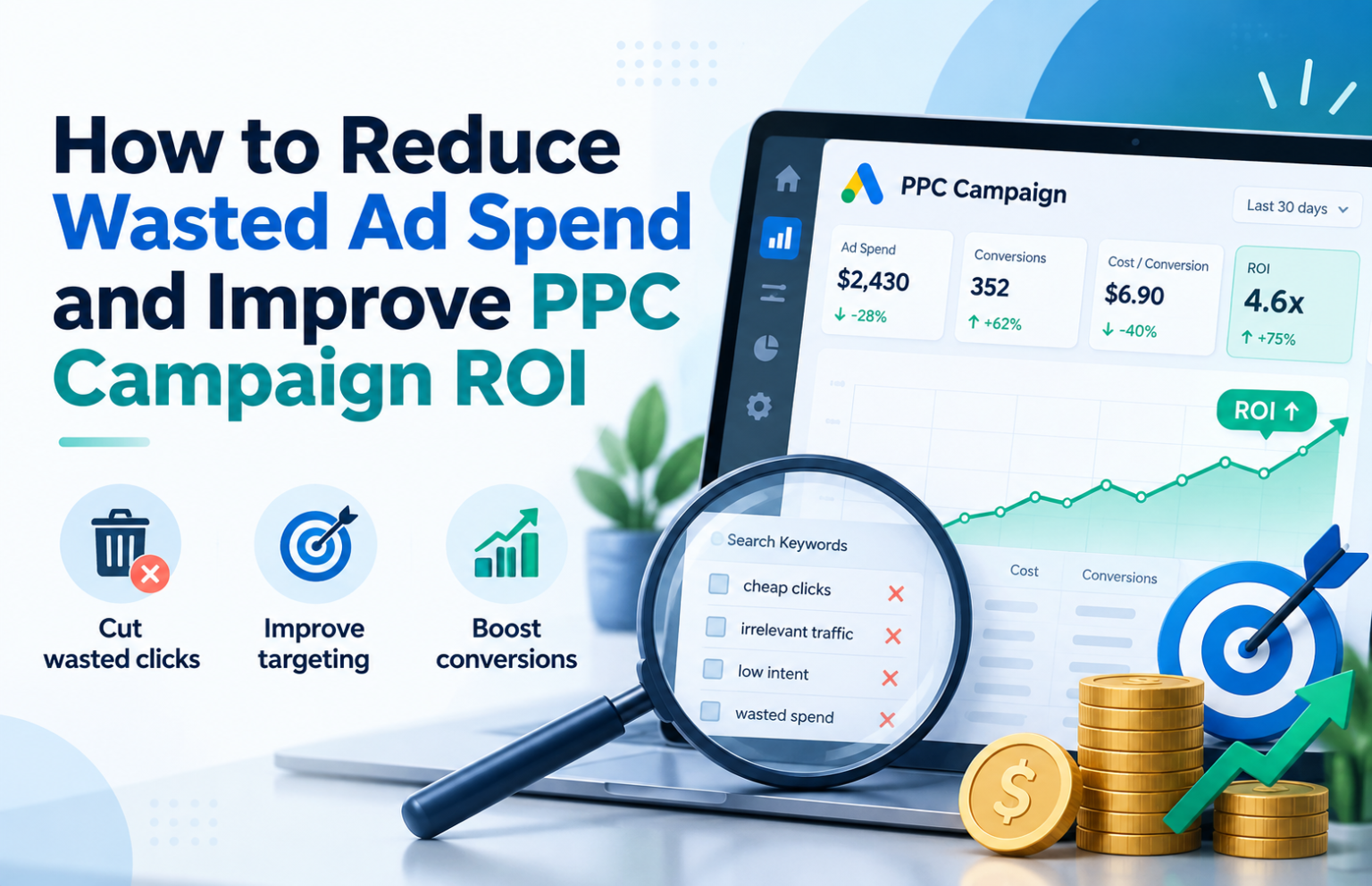 How to Reduce Wasted Ad Spend and Improve PPC Campaign ROI